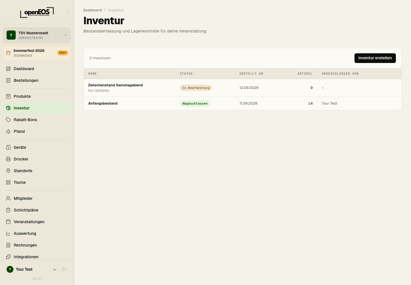 Inventur