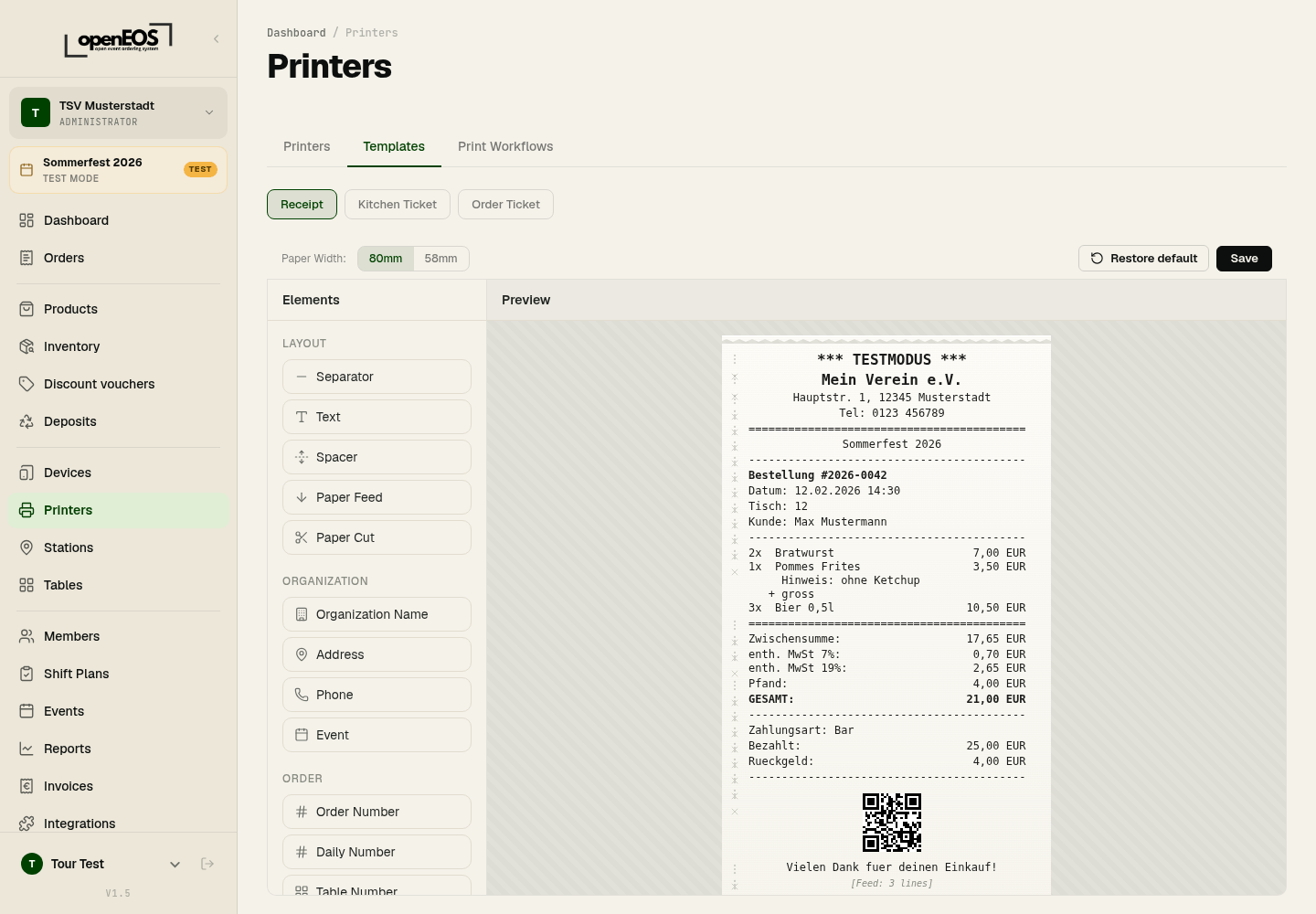Printers – Templates