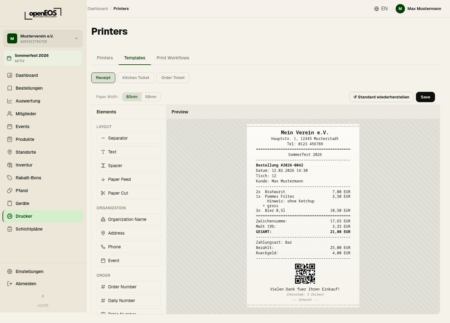 Printers – Templates